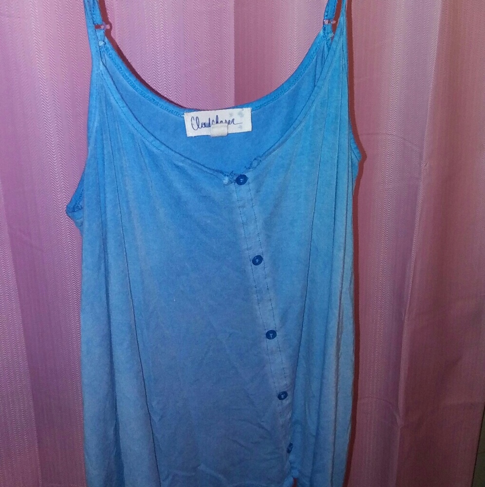 Blue tank